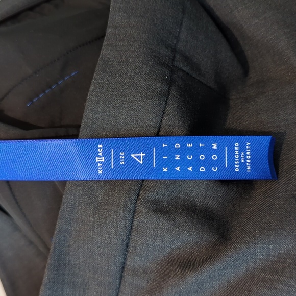 NWOT Sz 4 charcoal Kit & Ace wool cashmere silk trousers - Picture 5 of 6